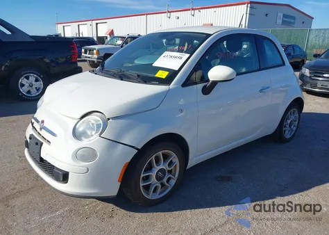 2015 Fiat 500 Pop from USA, damaged, VIN 3C3CFFAR2FT657166